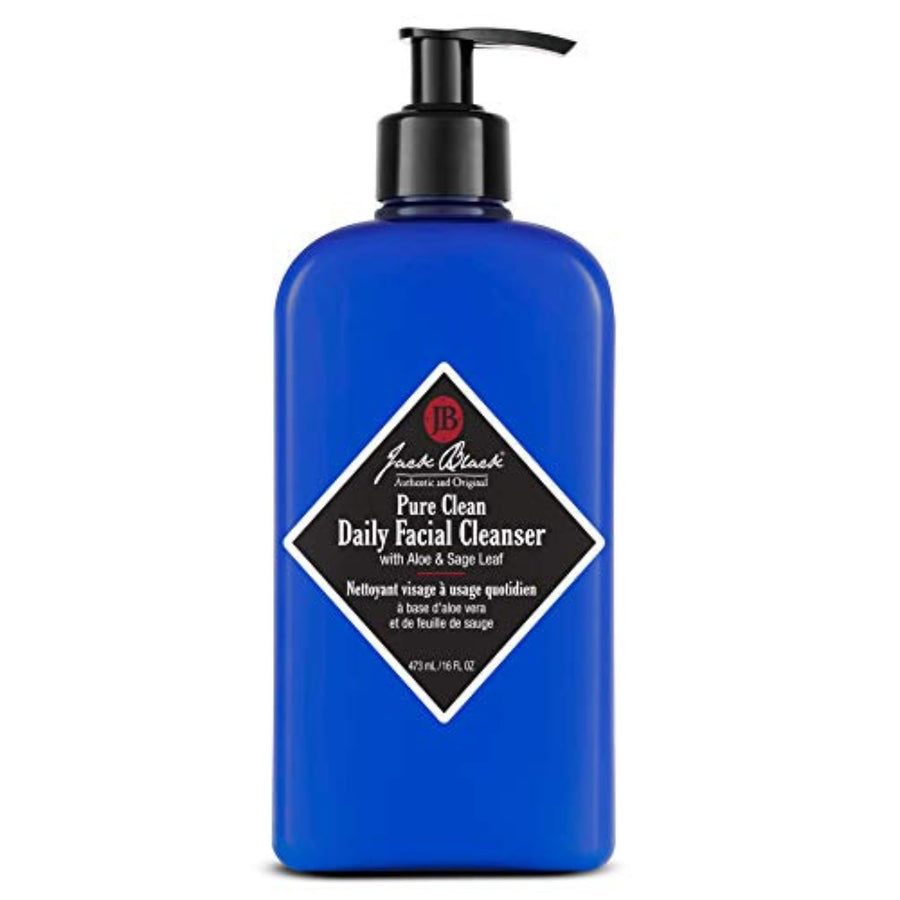 - Pure Clean Daily Facial Cleanser, 16 fl oz â€“ 2-in-1 Facial Cleanser and Toner, Removes Dirt and Oil, PureScience Formula, Certified Organic Ingredients, Aloe and Sage Leaf