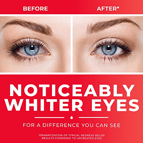 Clear Eyes Redness Eye Relief Eye Drops, Relieves Redness & Calms Irritation, 0.2 Fl Oz