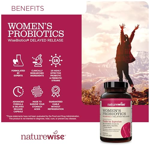 NatureWise Probiotics for Women - With Prebiotics and C
