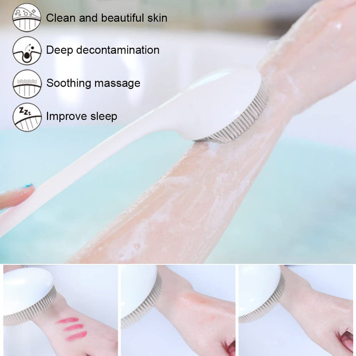 Silicone Back Scrubber for Shower, Back Washer Brush Lo