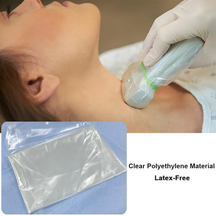 Ultrasound Probe Cover - Latex-Free Sterile Disposable Clear, 6 in x 48 in, Individual Packaging (10 Pcs/Package)