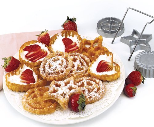Norpro Rosette/Timbale, 7 Piece Set, Stainless Steel, O