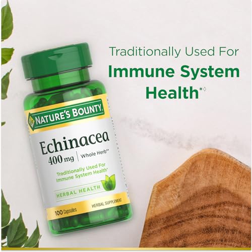 Nature&#39;s Bounty Echinacea, Herbal Supplement, S