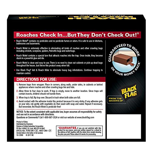 Black Flag Roach Motel Traps, 2-Count, 1-Pack