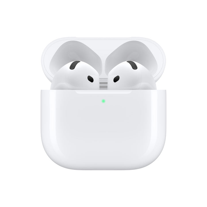 Apple AirPods 4 Wireless Earbuds, Bluetooth Headphones, with Active Noise Cancellation, Adaptive Audio, Transparency Mode, Personalized Spatial Audio, USB-C Charging Case, Wireless Charging, H2 Chip