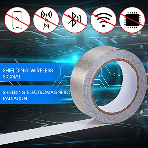 3 Roll Tape Double Conductive Fabric Tape Cloth Tape Conductive Adhesive Tape Roll(1in x 65ft, 1.5in x 65ft, 2in x 65ft)