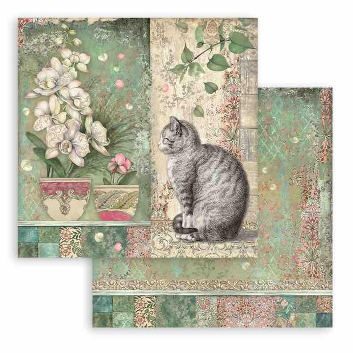 Intl Paper PAD 8X8 10PK Orchid/CAT, 10 Count (Pack of 1), Various