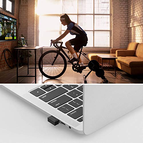 USB ANT Stick,ANT+ Dongle for Indoor Cycling Training Data Transmission, Compatible with BKOOL Wahoo TacX Bike Trainer,Zwift TrainerRoad Garmin Connect Cycleops Trainer Rouvy TacX Vortex