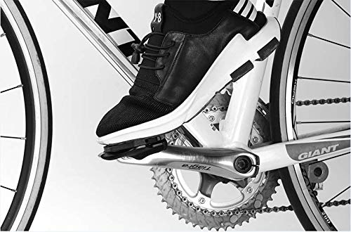 Road Bike Clipless Pedal Convert to Flat Pedals,Universal Platform Pedal Adapters for Shimano SPD-SL System Pedal(Only Work on Shimano Road Bike Pedals)