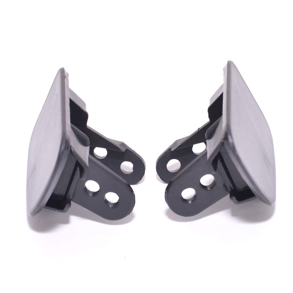 Headlight Washer Cover Cap 1 Pair Front Left And Right Compatible with BMW X5 E70 Driver &amp; Passenger Side 51657199141 51657199142