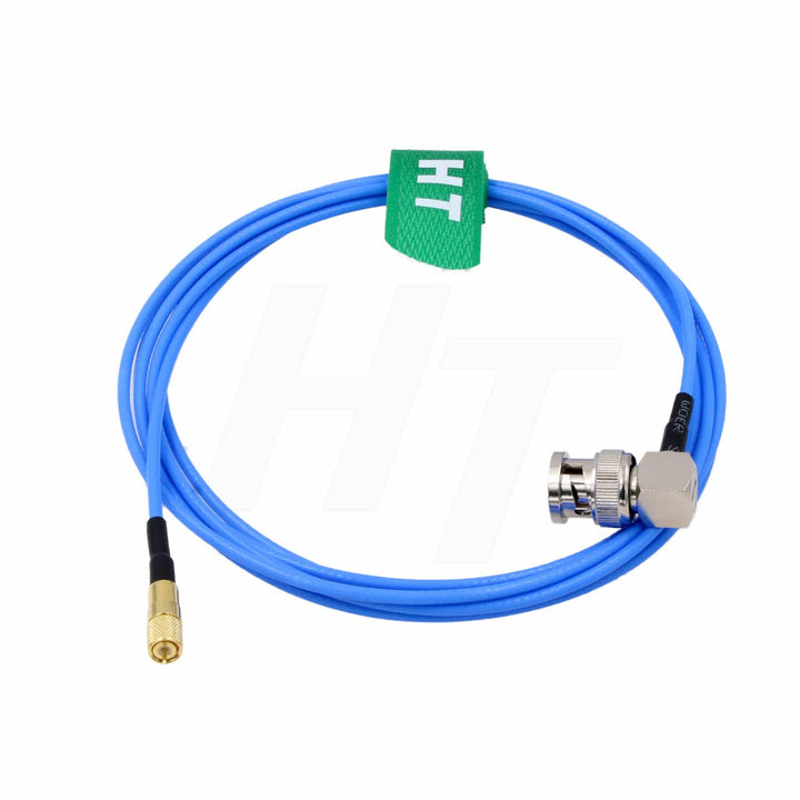 HangTon Microdot 10-32 UNF to Right Angle BNC Coax Cabl
