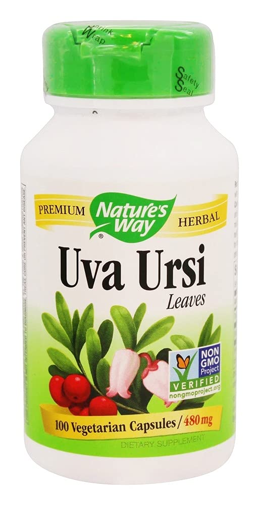 Nature's Way - Uva Ursi Leaves, 480 mg, 100 capsule