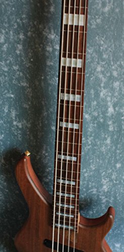 Jockomo Jazz Bass Block (White Pearl) 5 String Base Inlay Sticker