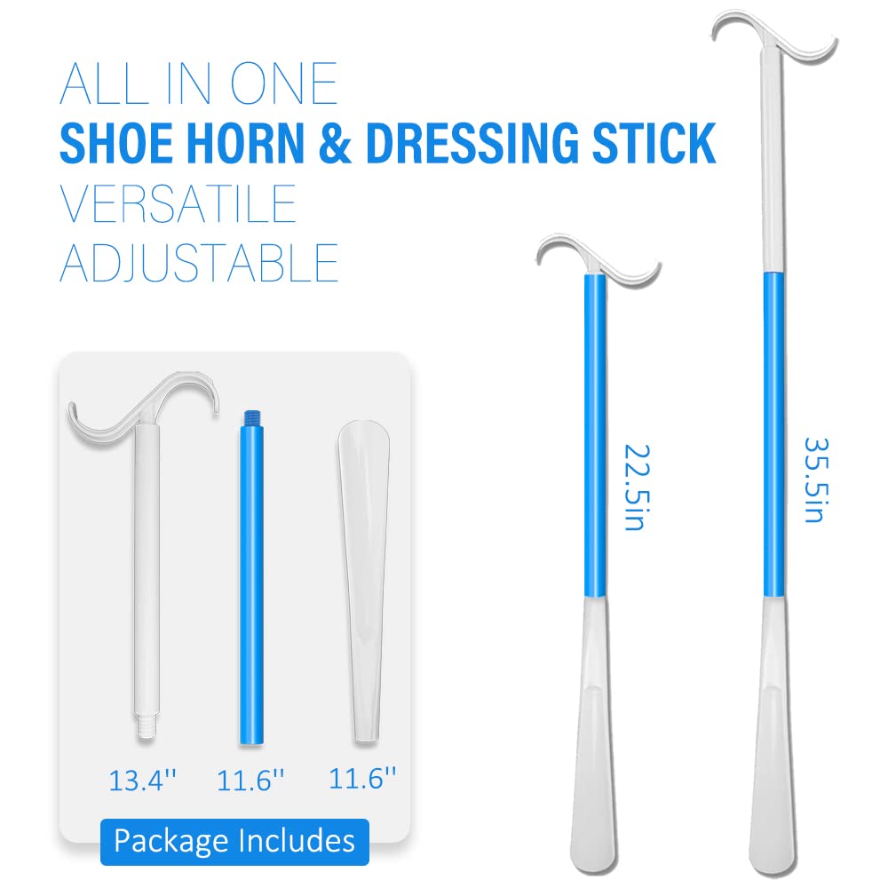 Long Shoe Horn Dressing Stick Aid Helper