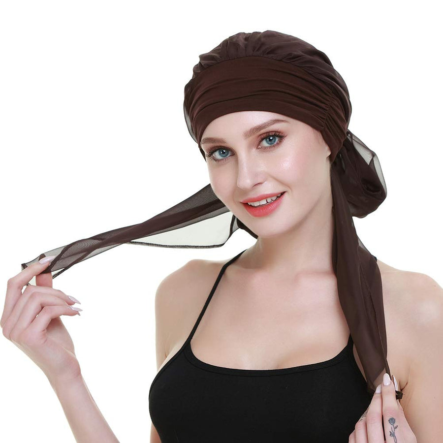 Chemo Turban For Cancer Women HeadWrap Scarves Long Hai
