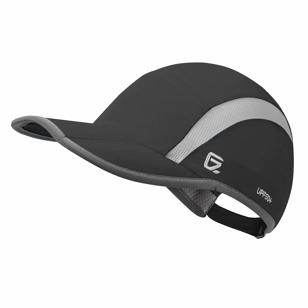 GADIEMKENSD Foldable Run Hat Reflective Baseball Cap Qu