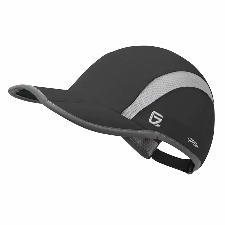 GADIEMKENSD Foldable Run Hat Reflective Baseball Cap Qu