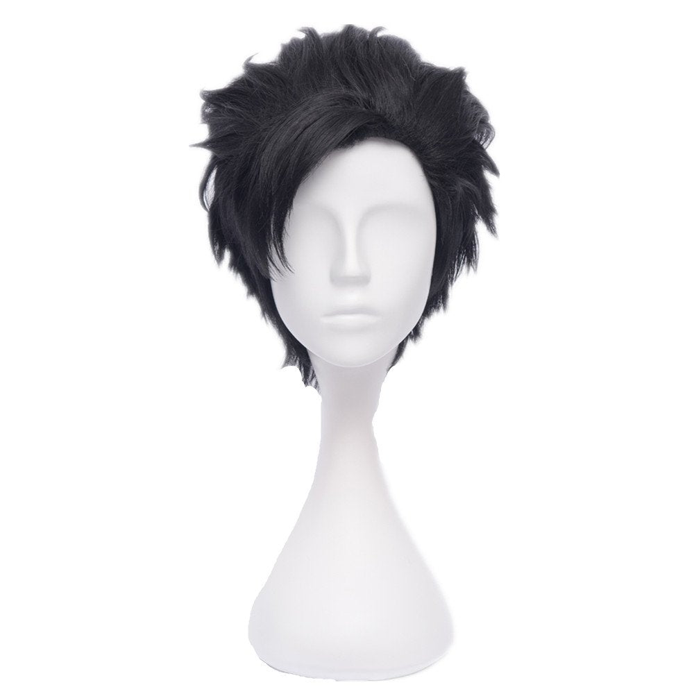 COSPLAZA Short Black Men&#39;s Cosplay Wig Anime He