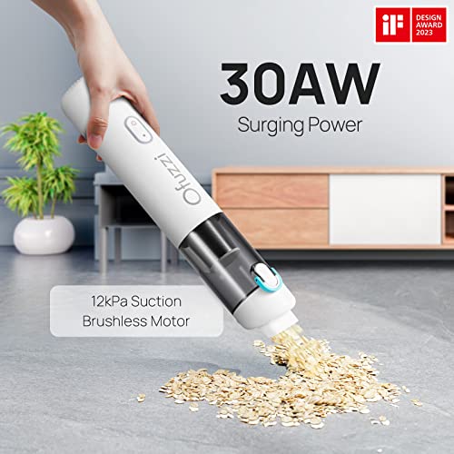 H8 Apex Car Vacuum Cleaner, Portable Handheld Vacuum Cleaner with 12000Pa High Power, Ultra-Lightweight 1.2lbs, USB-C Fast Charging, Mini Car Vacuum for Car, Home, Pet Hair,