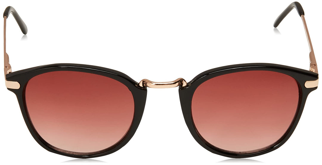 Unisex - Adult Castro Round Sunglasses,Black,198 mm