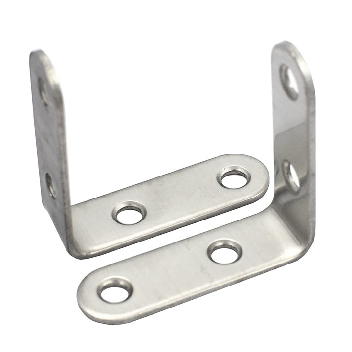 DGOL 12 pcs 2 x 2 x 0.62 inch Stainless Steel Corner Br
