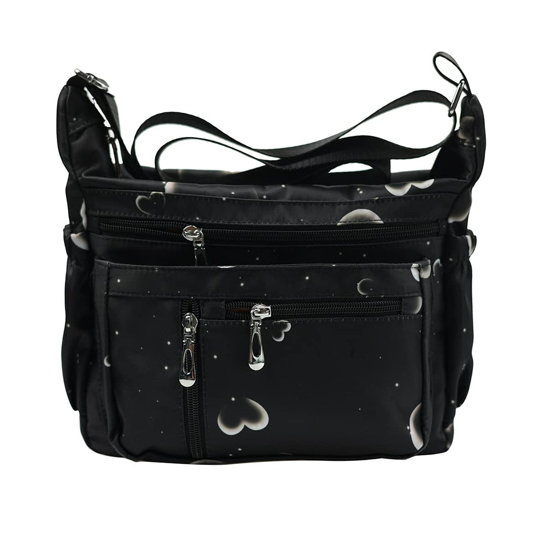 Purses and Shoulder Handbags for Women Crossbody Bag Messenger Bags (Floral-Heart)