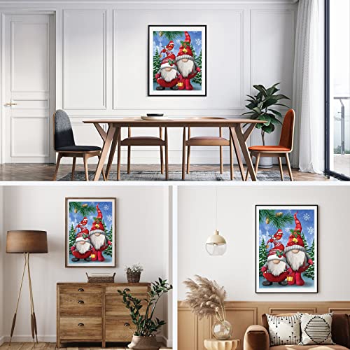 NAIMOER Christmas Diamond Art Gnomes Kits for Adults, F