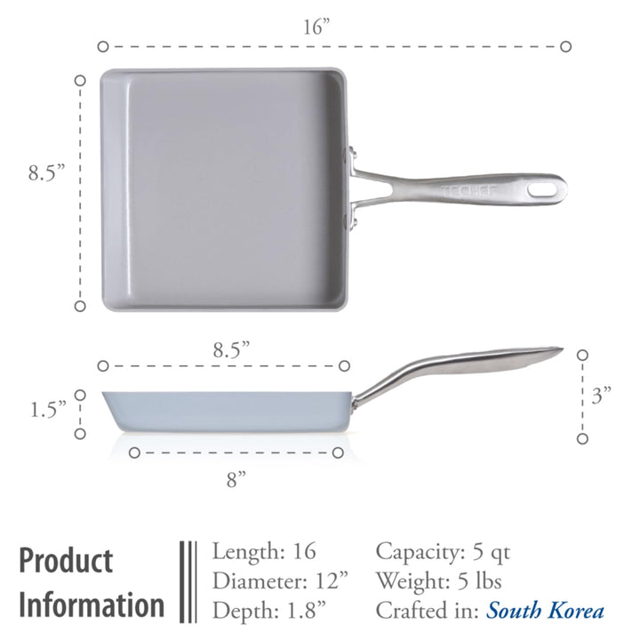 TECHEF - CeraTerra Ceramic Nonstick Tamagoyaki Japanese