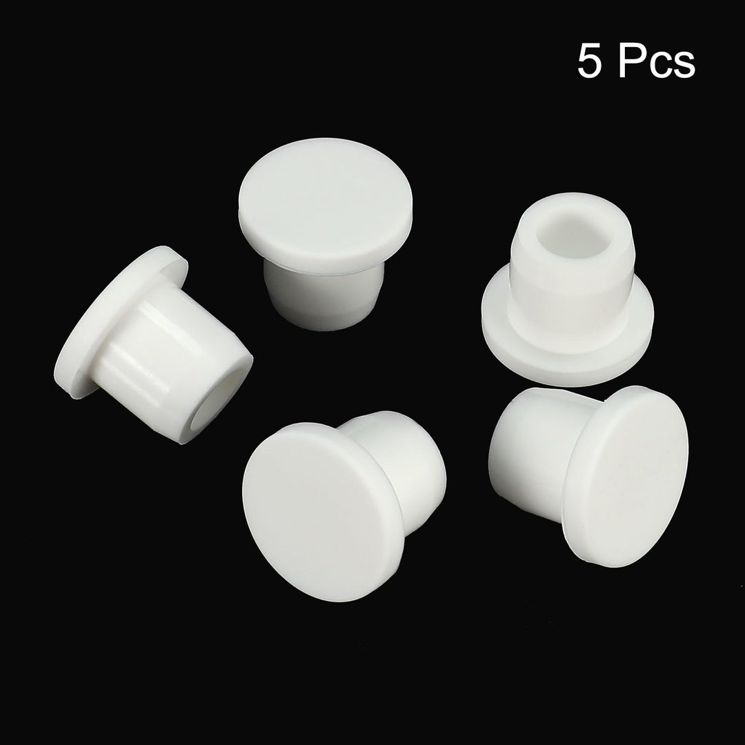 MECCANIXITY Silicone Rubber Hole Plug White Soft Flexib