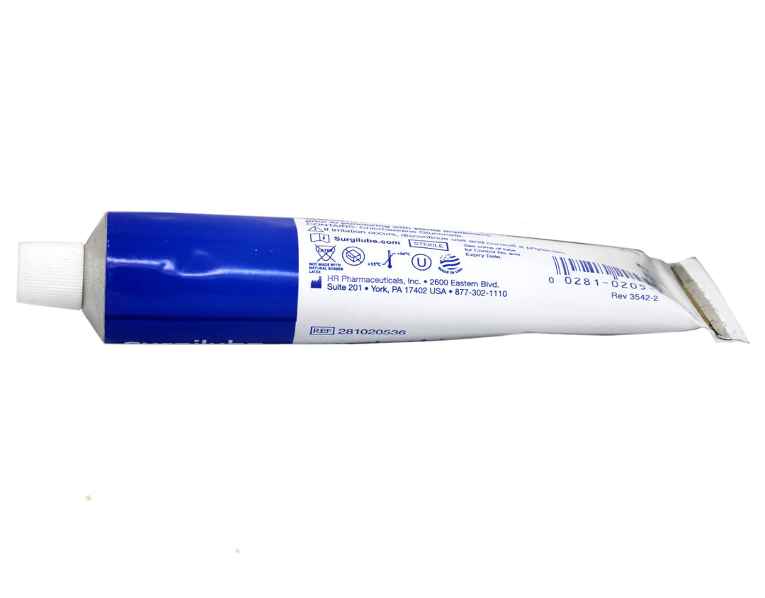 Surgilube Surgical Lubricant Sterile Bacteriostatic Jelly - 4.25 Ounces Each (Value Pack of 4)