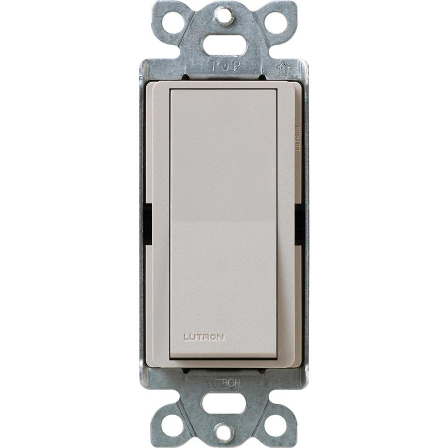 Claro On/Off Switch, 15 Amp, 3-Way, SC-3PS-TP, Taupe