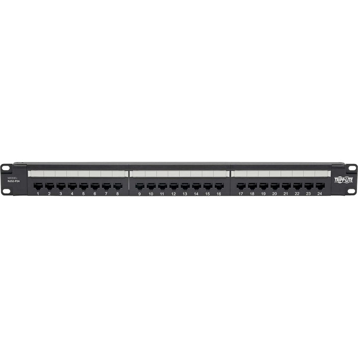 Eaton Tripp Lite Cat6 24-Port PoE+ Patch Panel, RJ45 Et