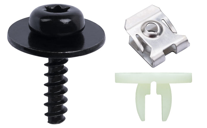 12Sets T30 Engine Splash Shield Guard Undertray Cover Tapping Screws &amp; Grommet Bolt Nut Clip Kit or Ford C-Max Escape Focus Transit Connect Edge F-150 Lincoln MKC &amp; MKX