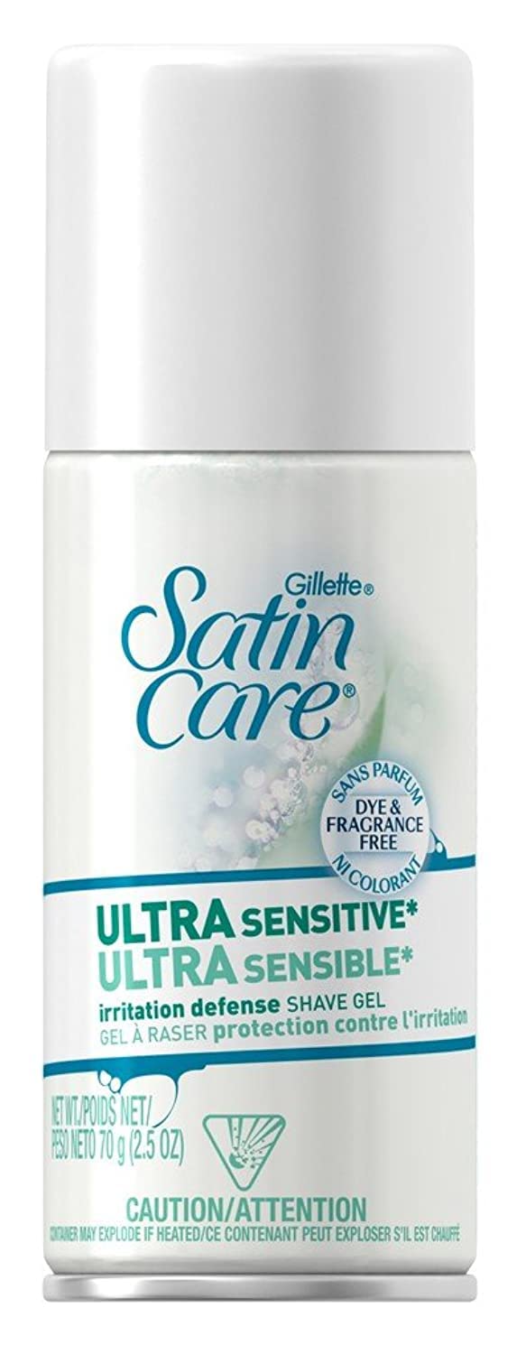 Satin Care Shave Gel Ultra Sensitive 2.5 Ounce (12 Pieces) (74ml)