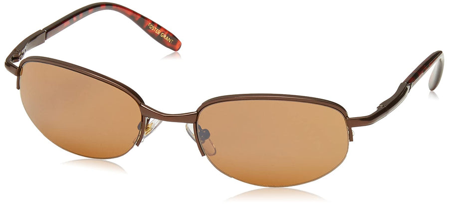 Men's Driver 52 Oval Sunglasses, Bronze/Brown, 54 mm