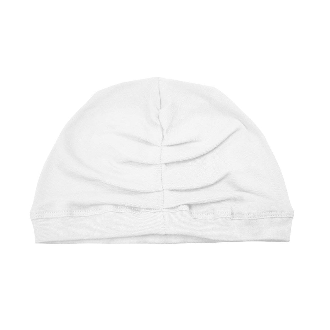 Stretch Terry Cloth Turban, Soft, Stretch Terry Fabric, Fun, Modern Turban Style, For Hair Loss Due to Chemotherapy, Alopecia, Keeps Head Warm, Not Bulky or Heavy, White