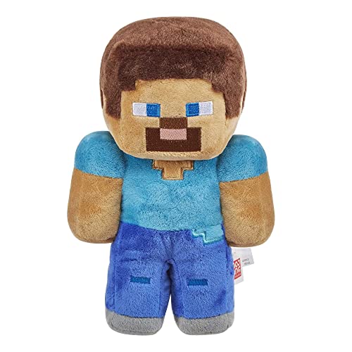 Minecraft Basic Plush Character Soft Dolls, Video Game-Inspired Collectible Toy Gifts for Kids &amp; Fans Ages 3 Years Old &amp; Up