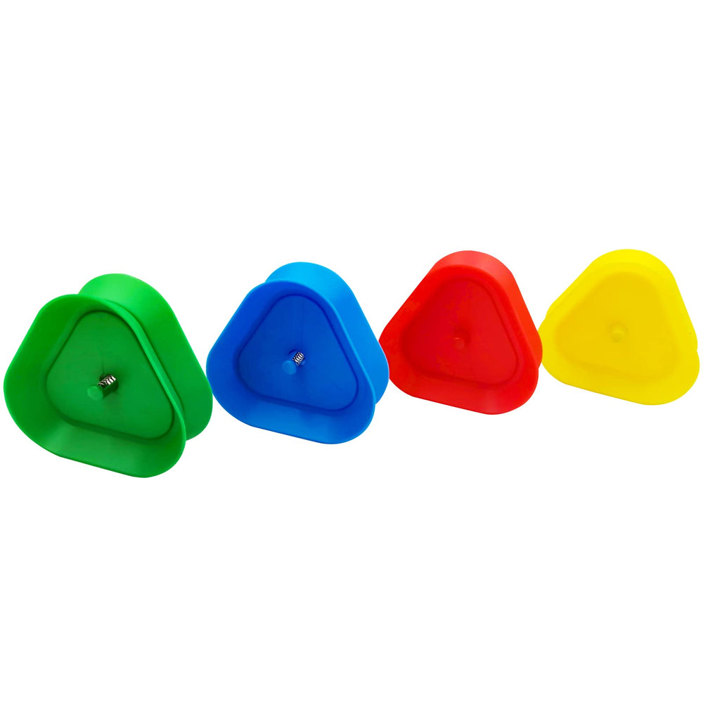 Playing Card Games Holder - 4Pack Little Hands Cards Tray for Kids, Seniors,Hands Free Cards Holders for Cards Game, Poker Parties, Family Card Game Nights