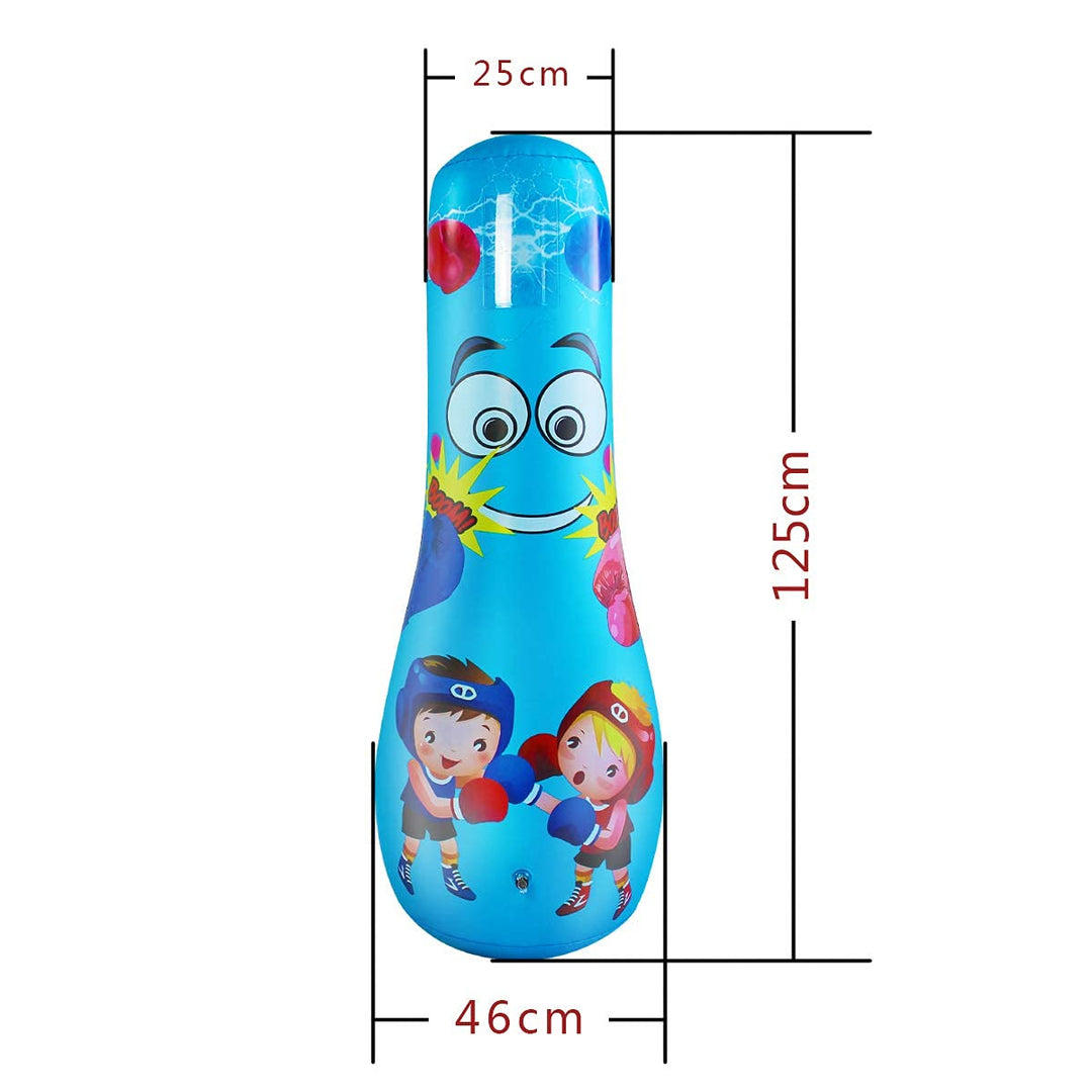 Punching Bag for Kids 49 Inches Boxing Dummy Inflatable