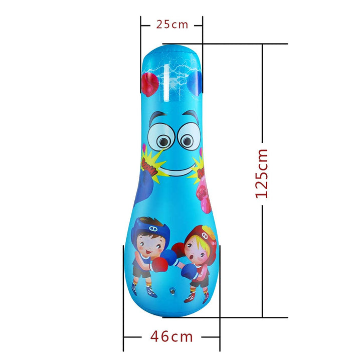 Punching Bag for Kids 49 Inches Boxing Dummy Inflatable