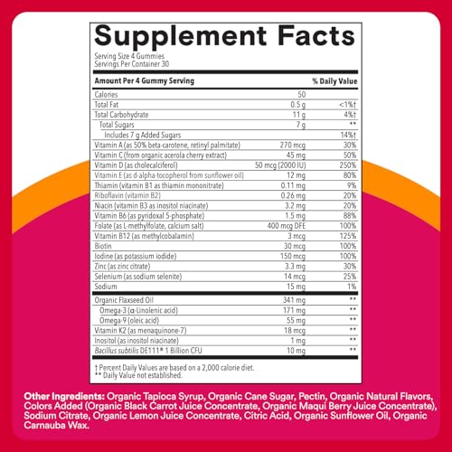 SmartyPants Organic Women&#39;s Multivitamin Gummie