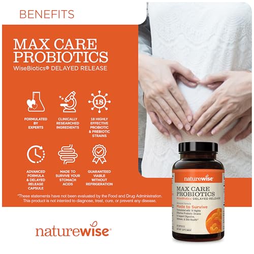 NatureWise Max Probiotics for Women & Men - 30 Bill
