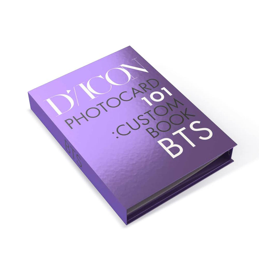 BTS Photocard 101 : Custom Book Behind BTS since 2018 [Incl. Random BTS Photocard & Photocard Sleeve]