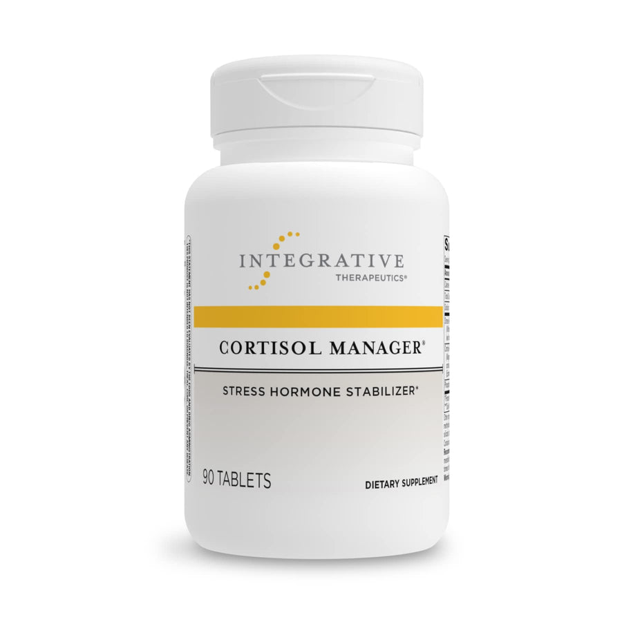 - Cortisol Manager - Supplement with Ashwagandha and L-Theanine - Supports Relaxation & Calm* - 90 Tablets