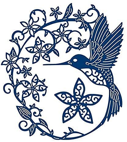 Hummingbird Cutting Dies, Metal Cutting Dies Stencils Flower Wreath Dies Scrapbooking Card Making Album Embossing Crafts Die Cut 2019