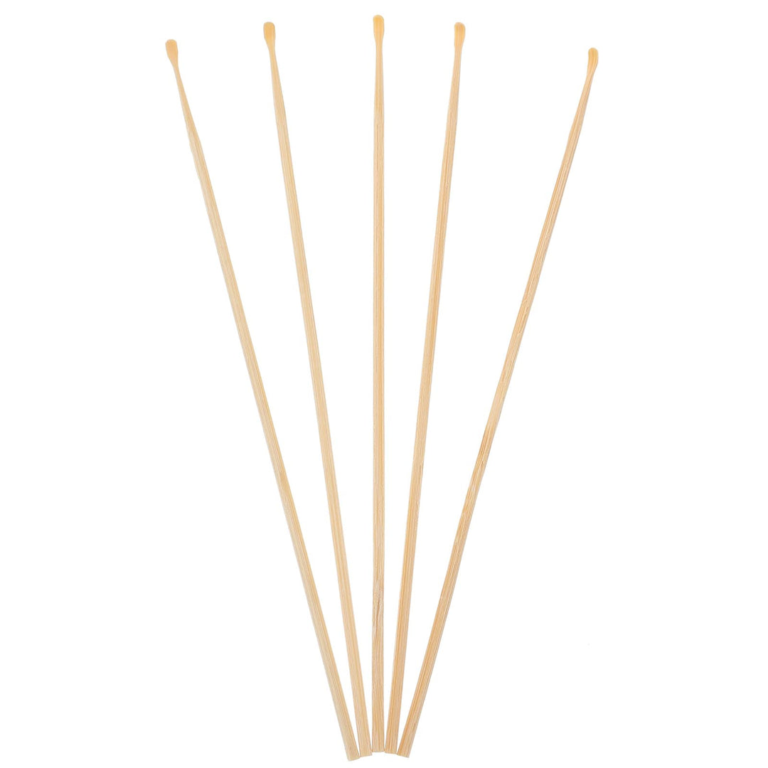 Healifty Ear Pick Bamboo Earwax Removal Spoon Tool 5pcs