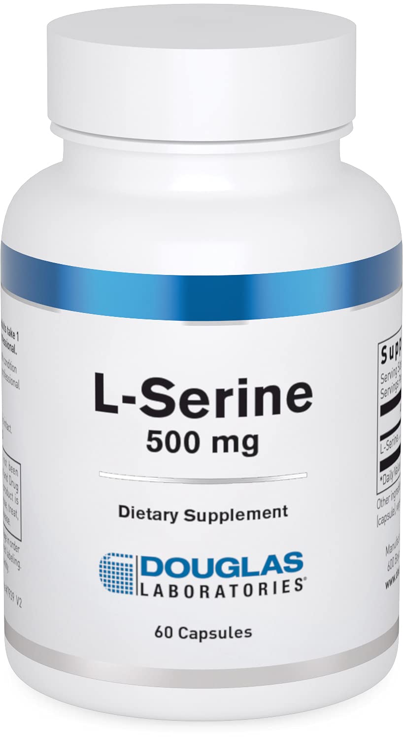 L-Serine | Amino Acid Supplement for Heart and Brain Health and Muscle Building* | 60 Capsules