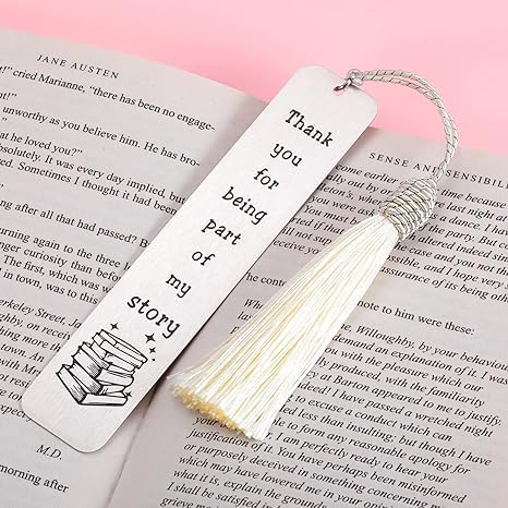 Thank You Bookmark Retirement Gifts for Women Men Book Lovers Graduation Christmas Birthday Thanksgiving Teachers Day Going Away Leaving Gifts for Teacher Tutor Coworkers Colleagues Best Friends