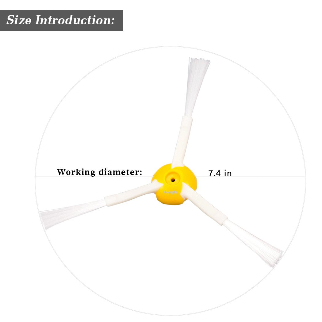 Hongfa Replacement Brush Parts for i-Robot Roomba 981 9