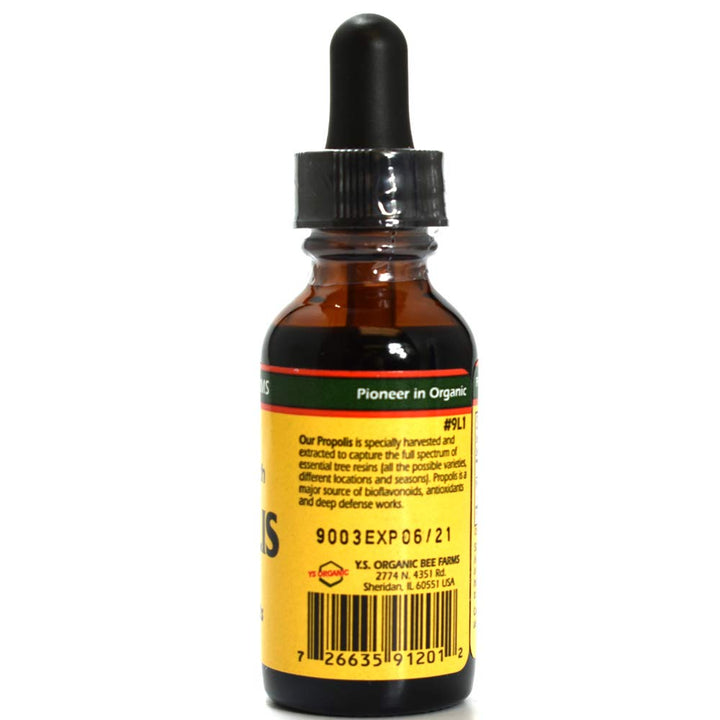 YS BEE FARMS Organic 70% Ultra Strength Propolis, 1 OZ